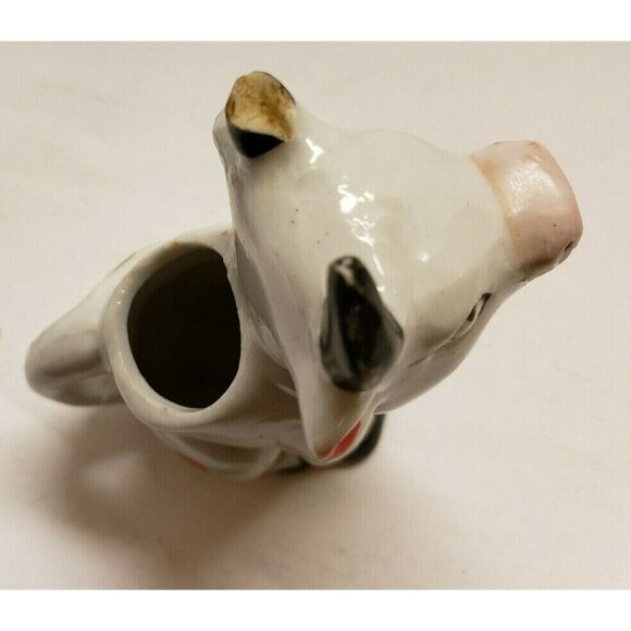 Creamers, Set of 2, Mini Cow  Made in Japan, Hand painted Vintage, (C70) - Picture 9 of 9